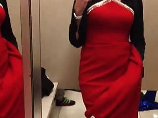 빨간 ny 빨간 꽉 dress.mov